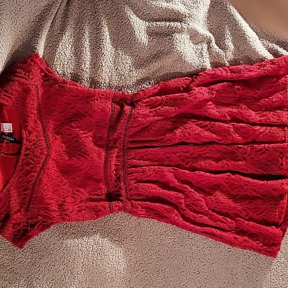 Red mini dress H&M